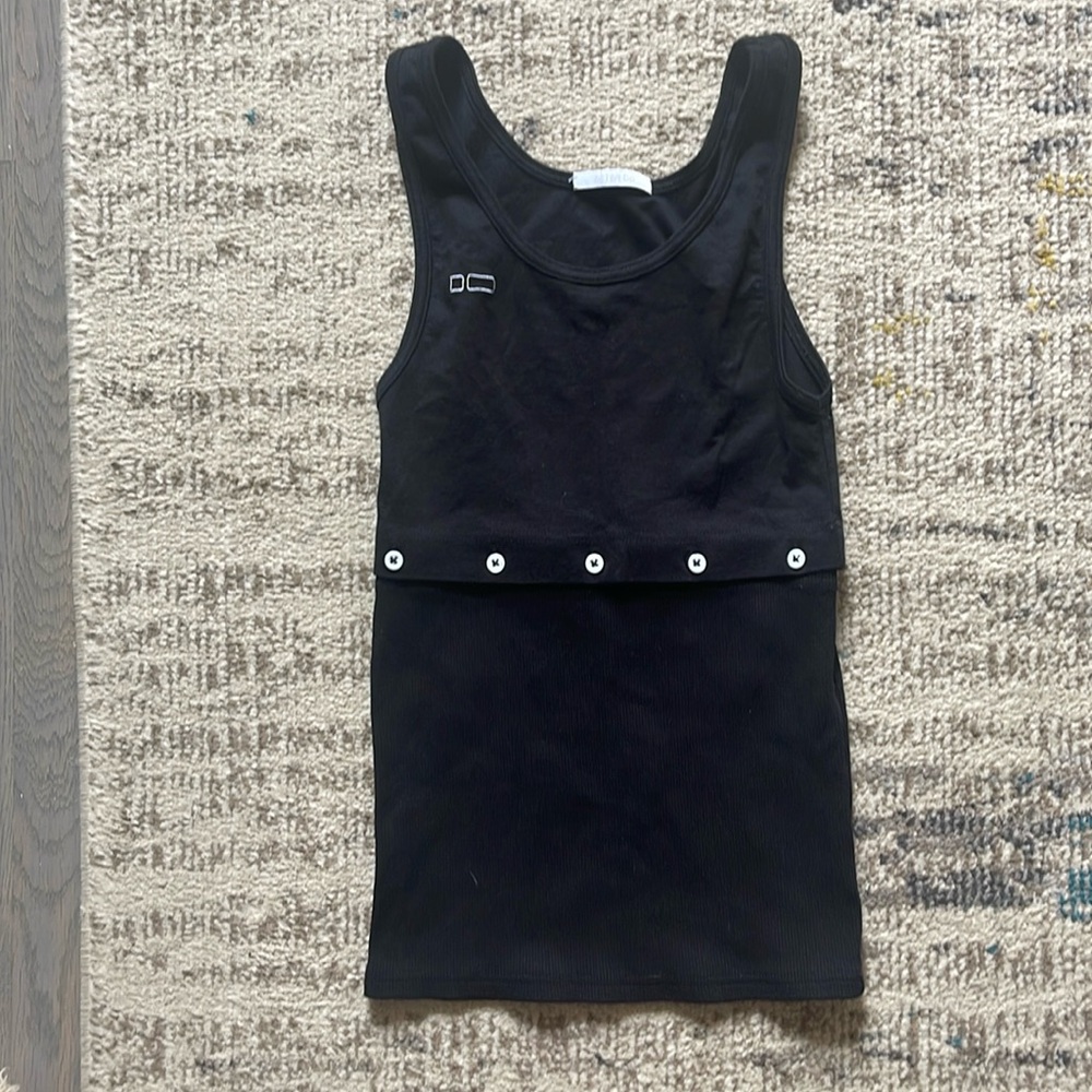 Peter Do Logo Size M Ribbed Tank Top